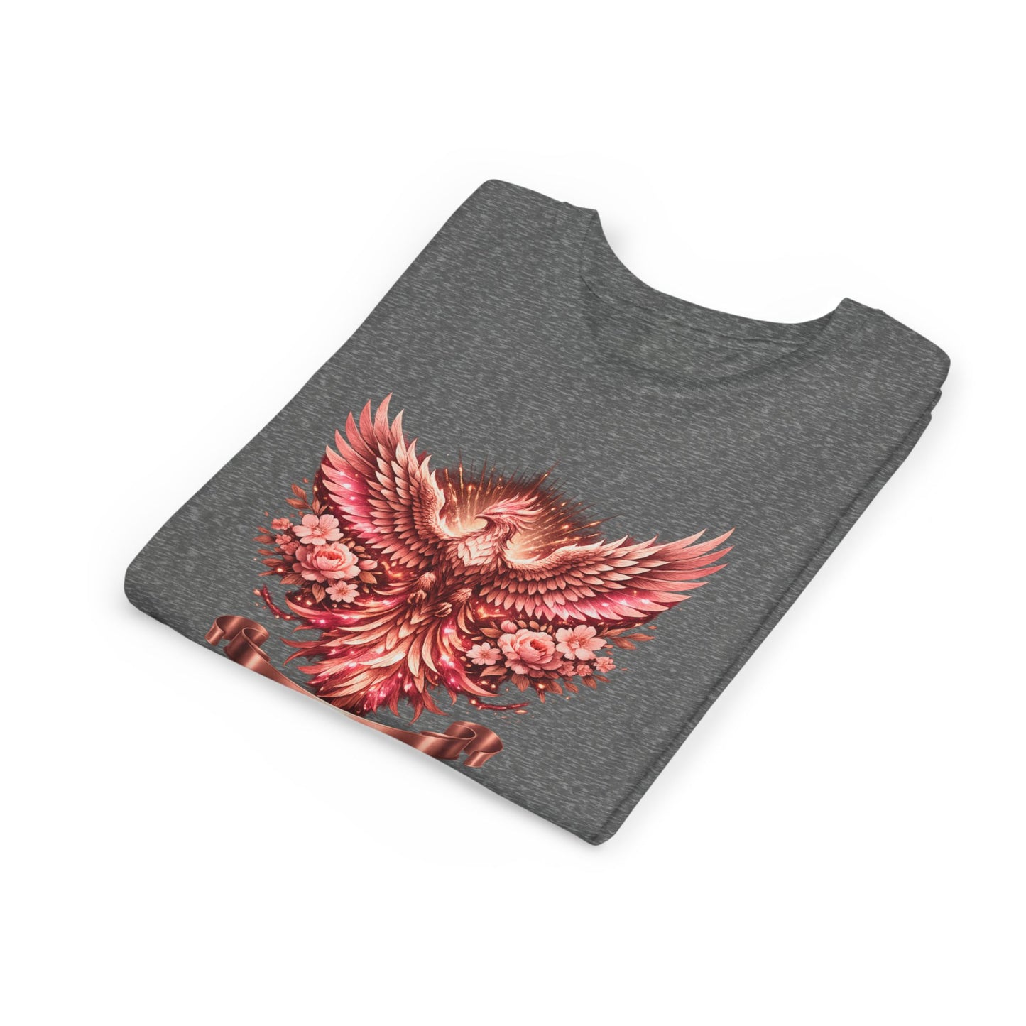 Youth Tee — Red Phoenix Graphic Kids T-Shirt
