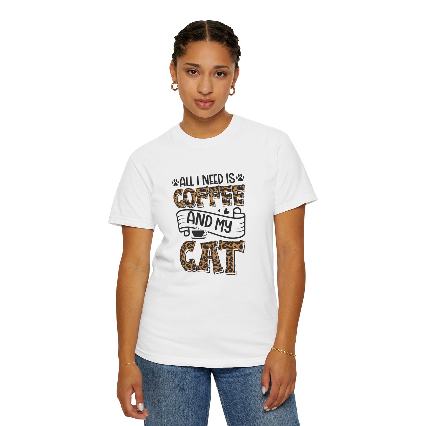 All I Need Is Coffee and My Cat T-Shirt