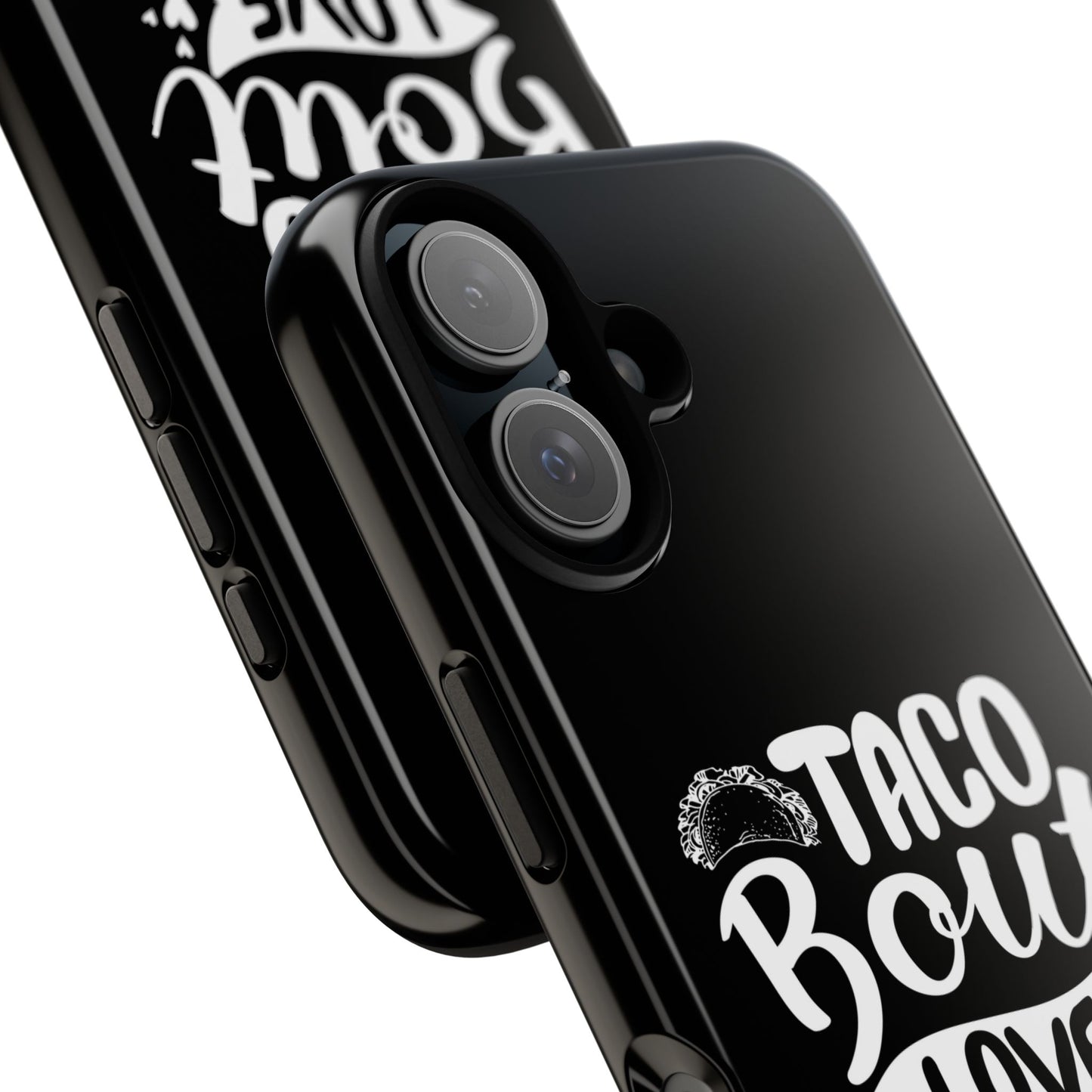 Taco Bout Love phone case | iPhone protective case, food pun design