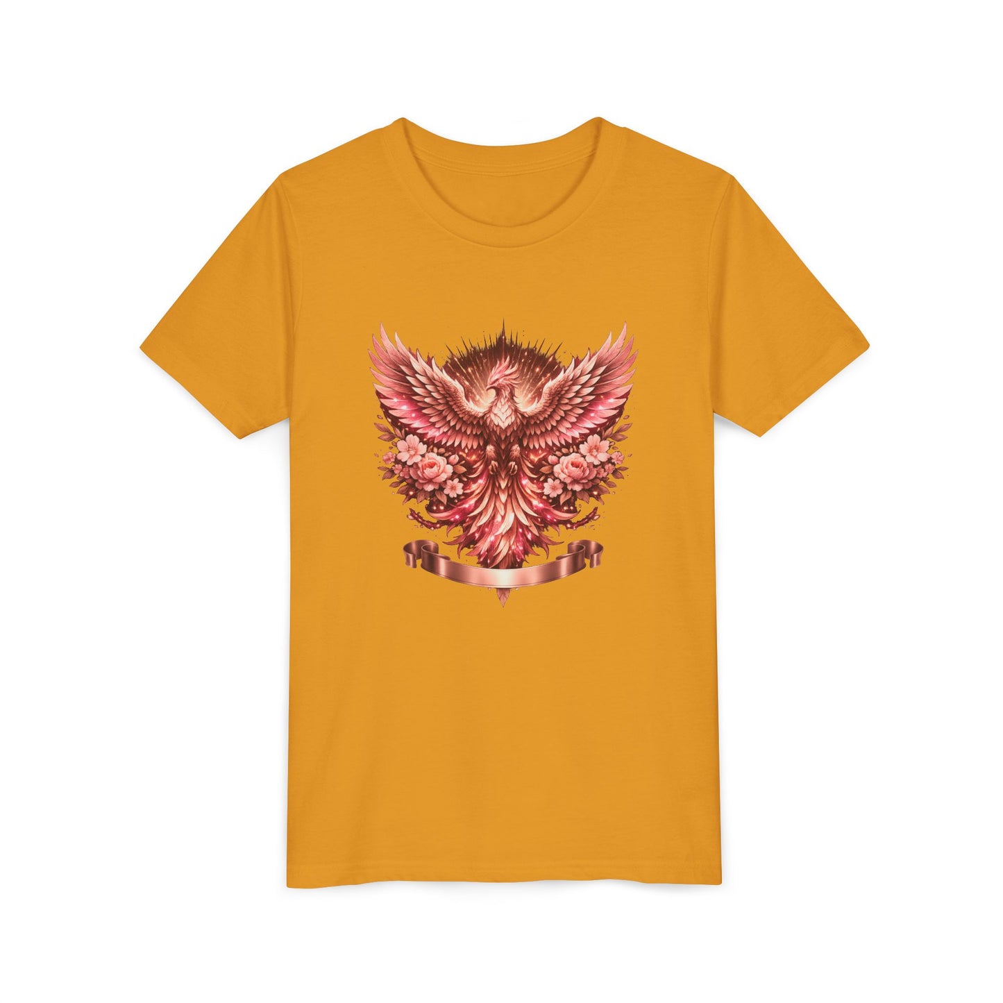 Youth Tee — Red Phoenix Graphic Kids T-Shirt