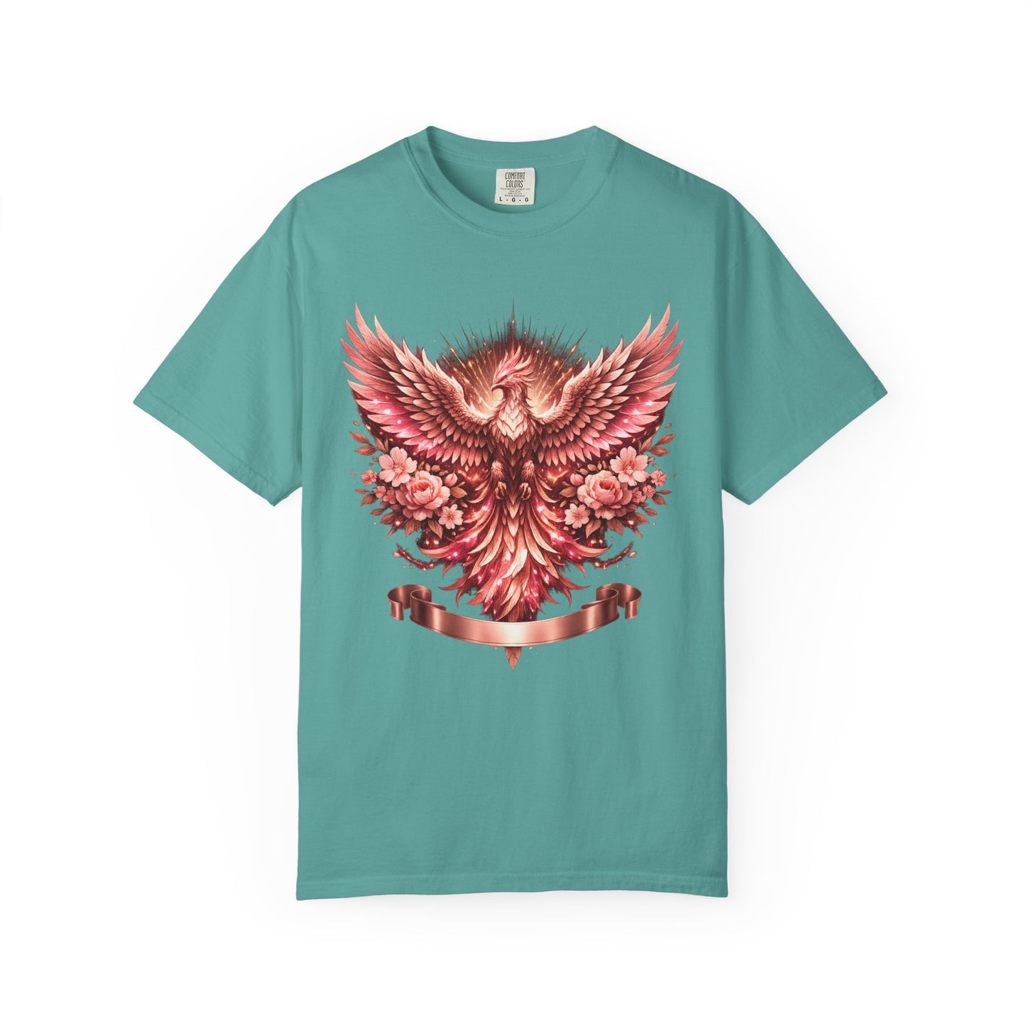Phoenix Floral T-Shirt — Rising Phoenix Graphic Tee
