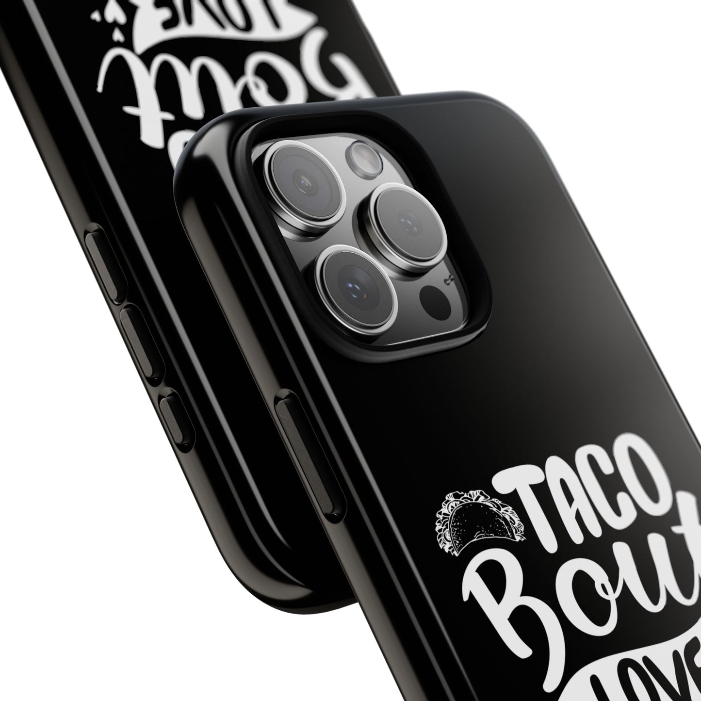 Taco Bout Love phone case | iPhone protective case, food pun design