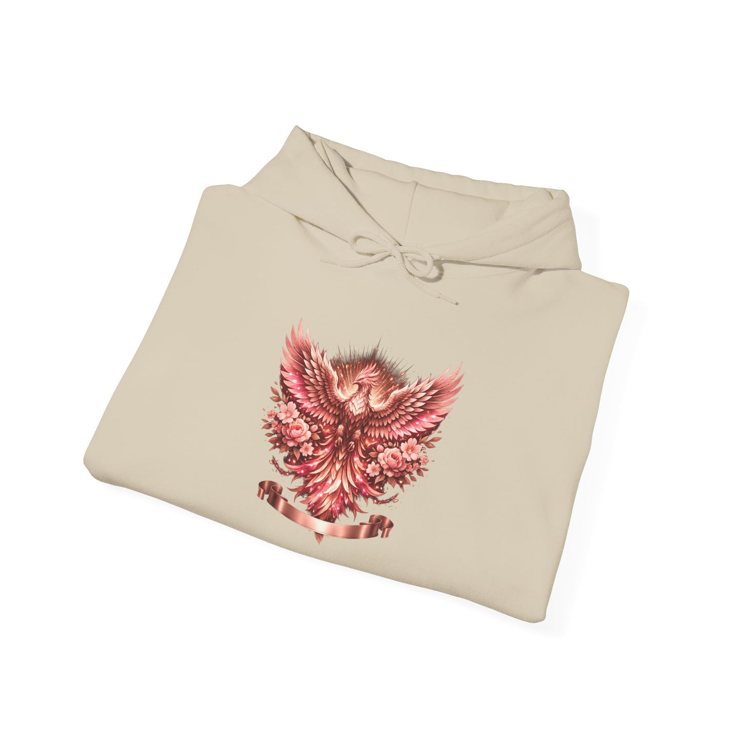 Red Phoenix Graphic Hoodie — Mythical Firebird Sweatshirt