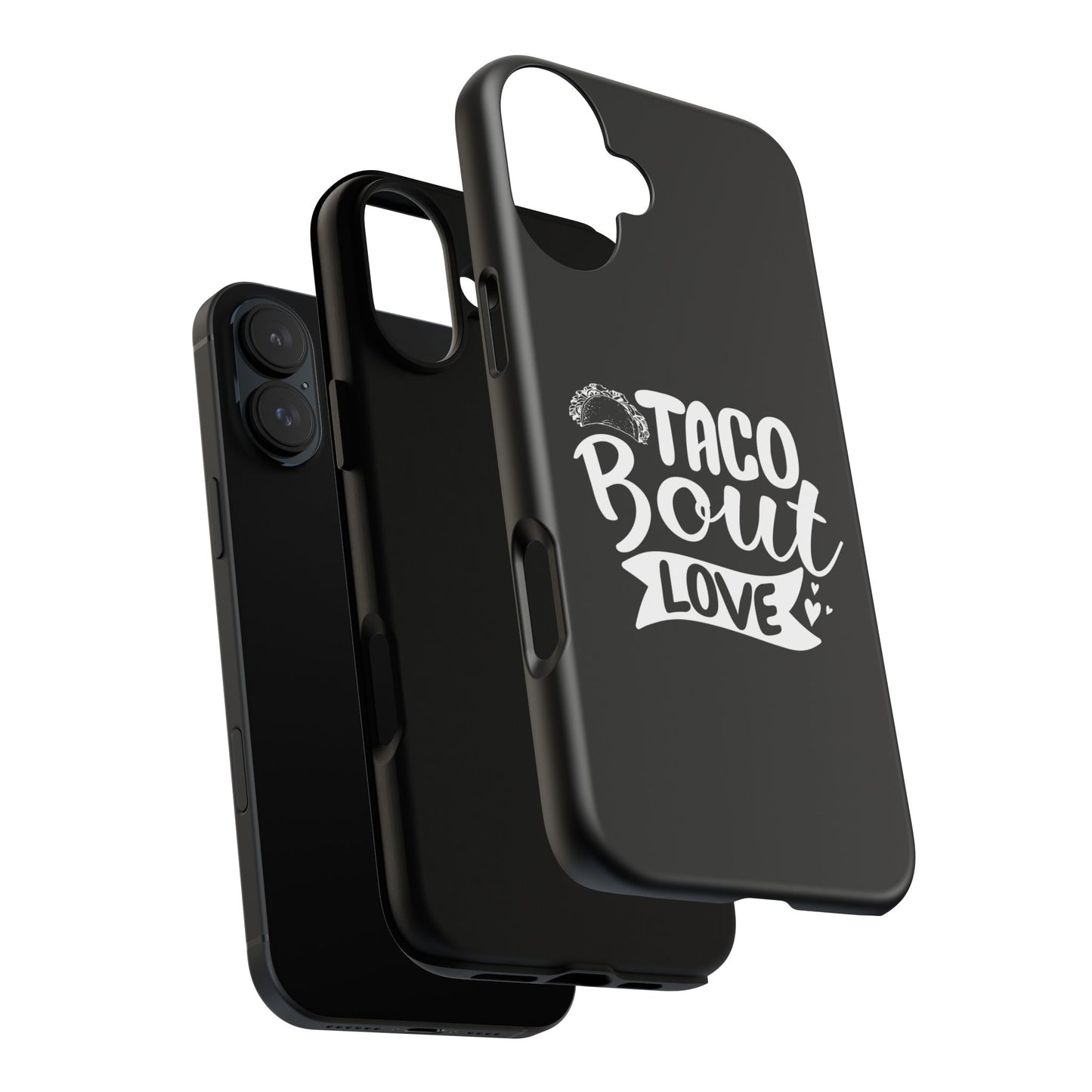 Taco Bout Love phone case | iPhone protective case, food pun design