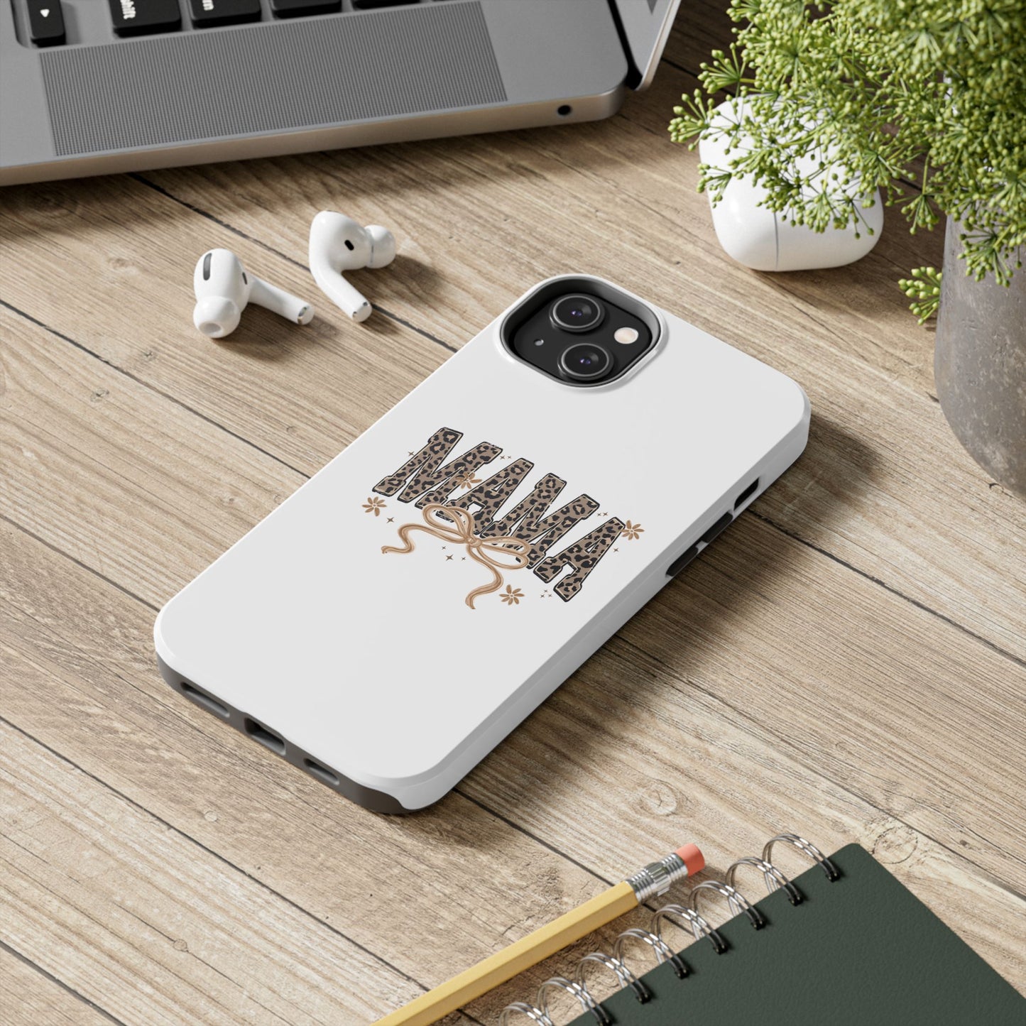 Leopard Print MAMA Phone Case | Tough Phone Case, Mama Design