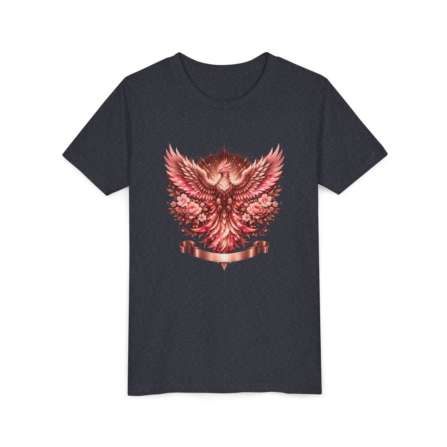 Youth Tee — Red Phoenix Graphic Kids T-Shirt