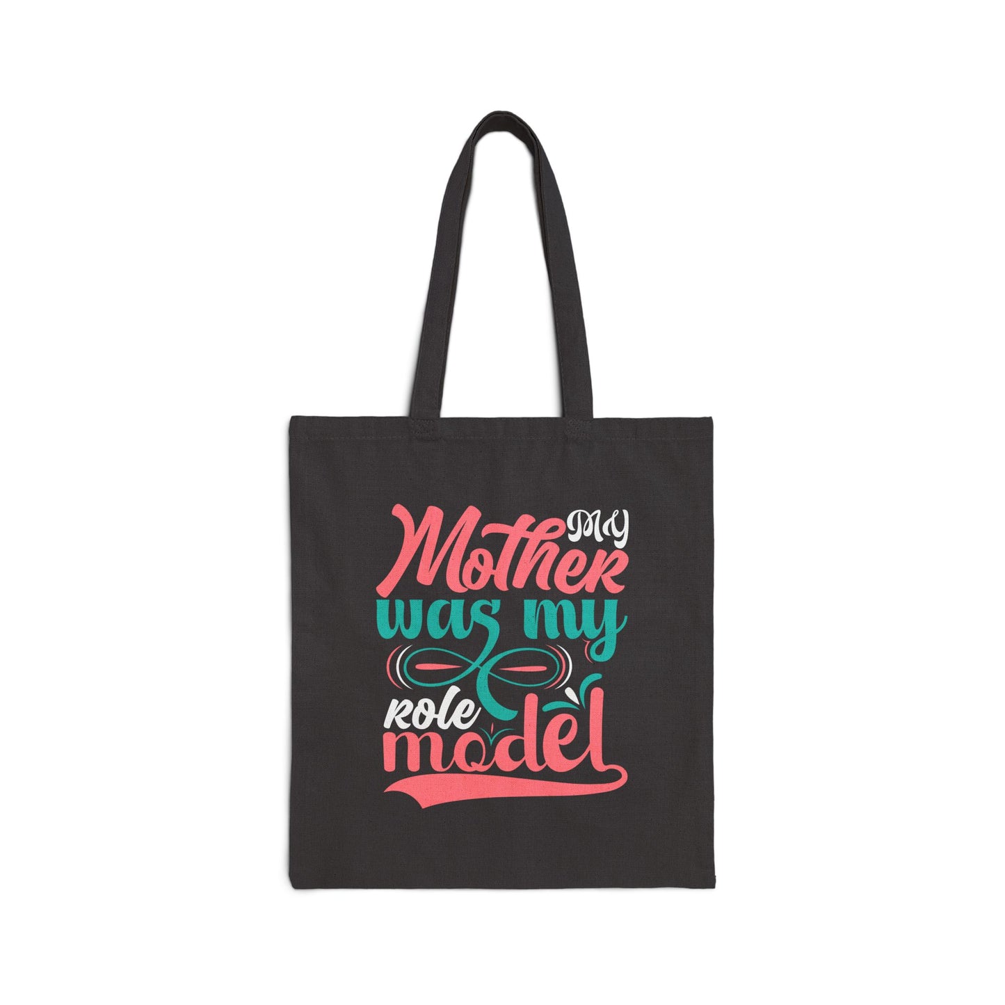 Mother Was My Model Tote Bag | Mothers Day Typography Canvas Tote