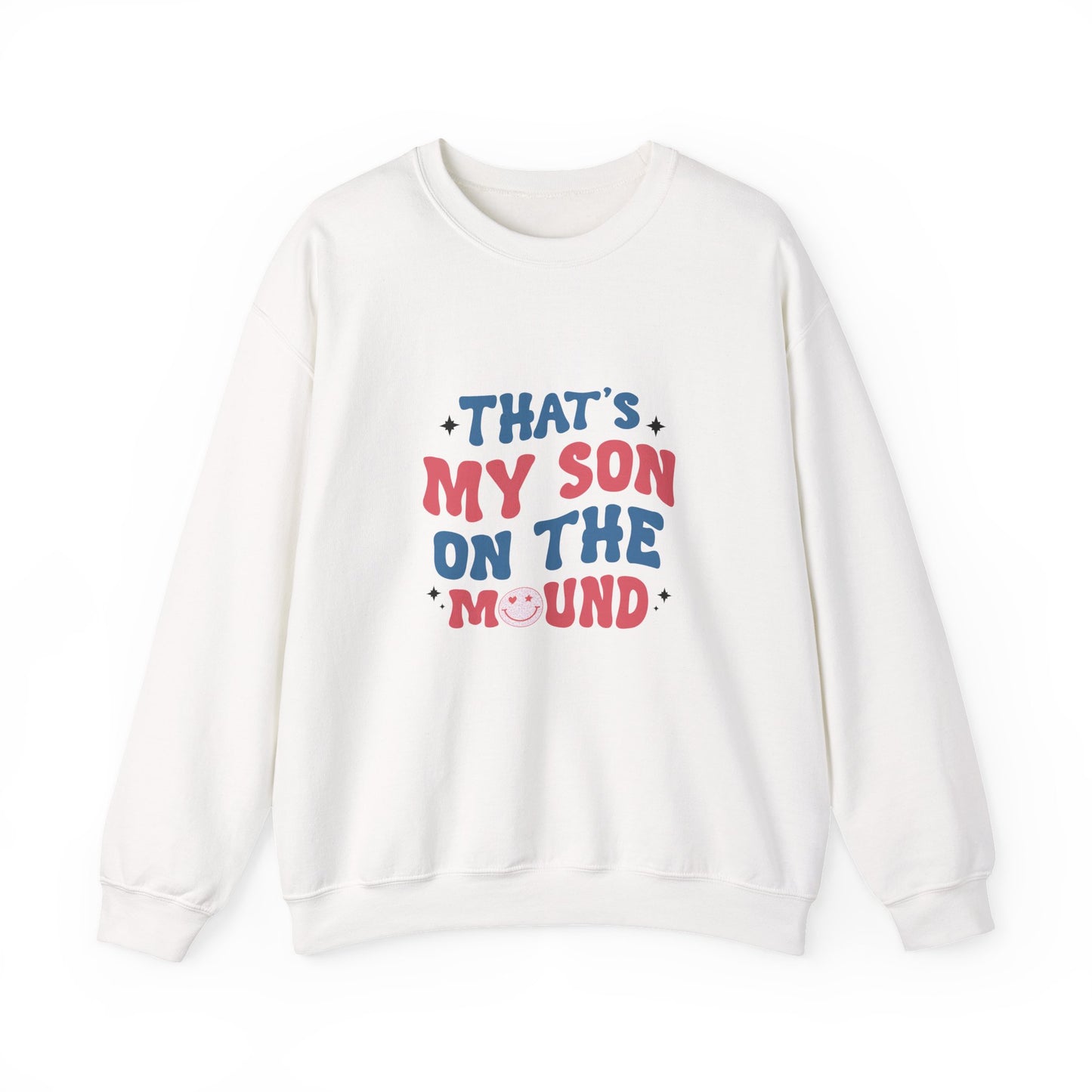That My Son On The Mound Sweatshirt | Baseball Mom Crewneck
