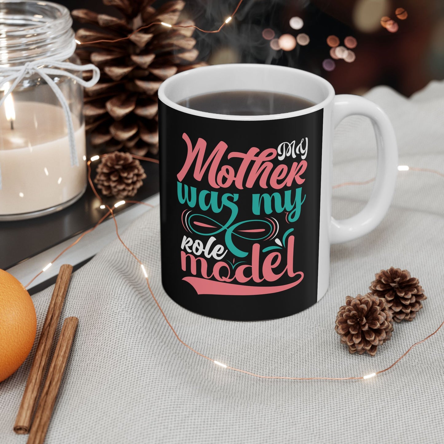 Mom Who Wore Roller Skates by Night Mug | Ceramic Coffee Cup