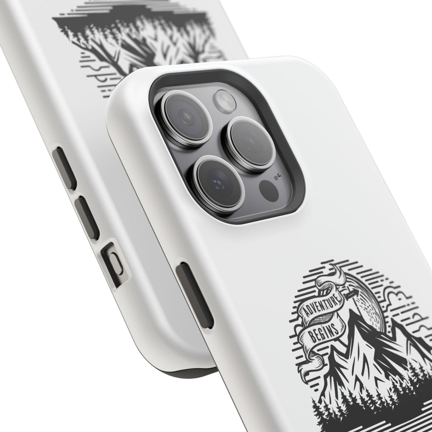 Mountain Adventure Illustration Phone Case | Magnetic Impact-Resistant Case