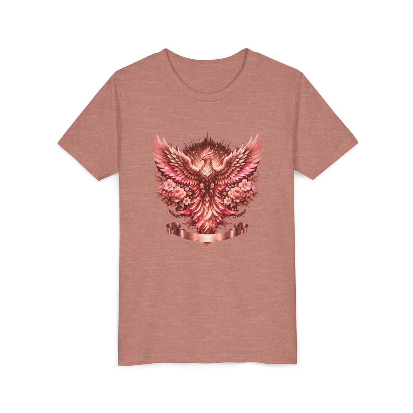 Youth Tee — Red Phoenix Graphic Kids T-Shirt