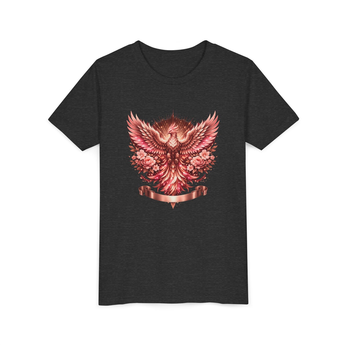 Youth Tee — Red Phoenix Graphic Kids T-Shirt