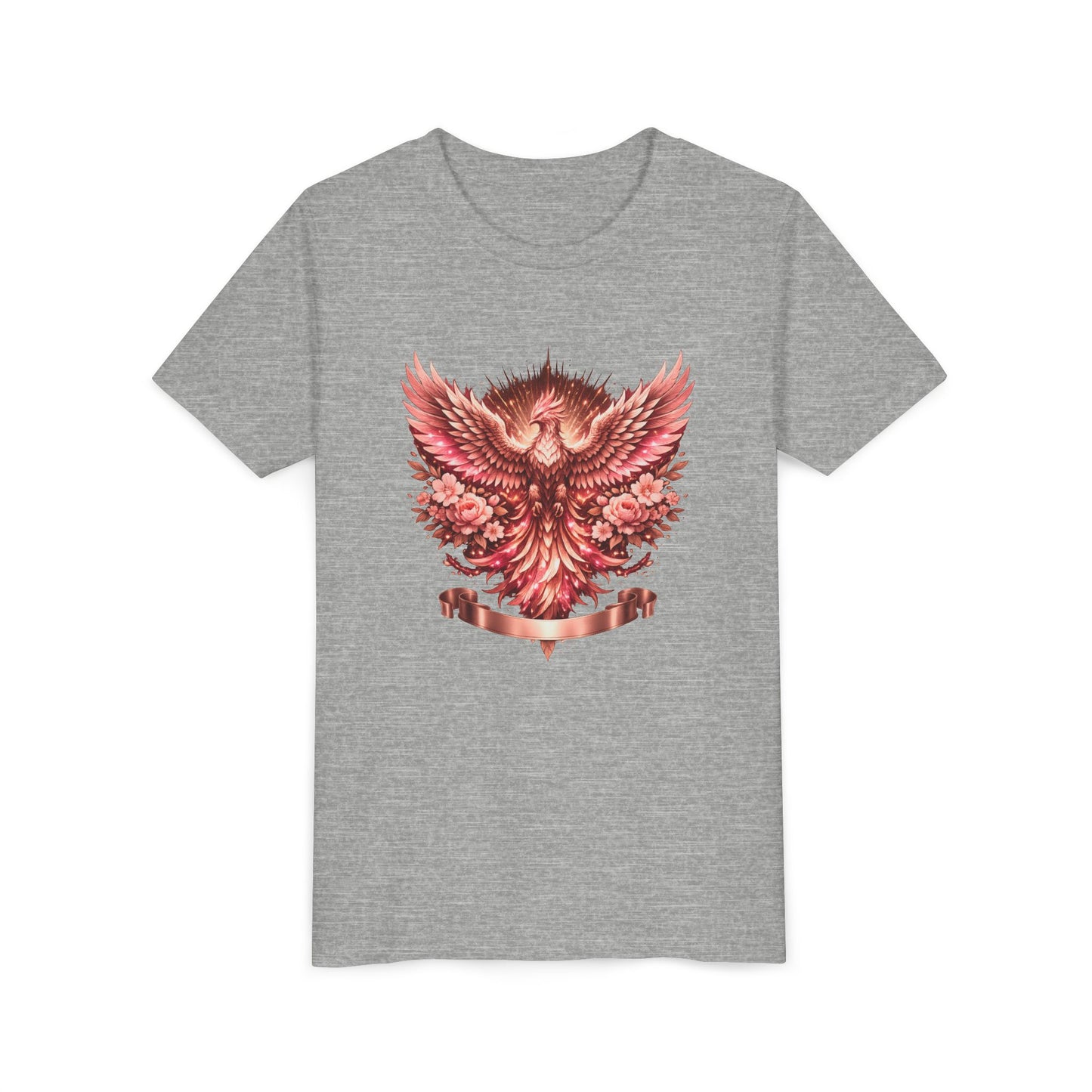 Youth Tee — Red Phoenix Graphic Kids T-Shirt