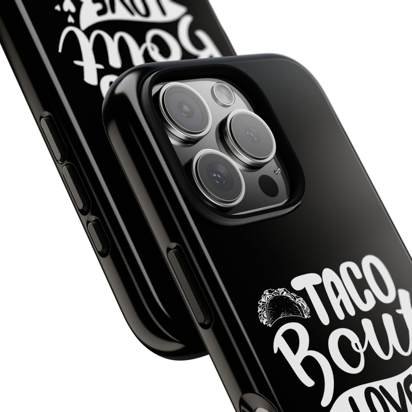 Taco Bout Love phone case | iPhone protective case, food pun design