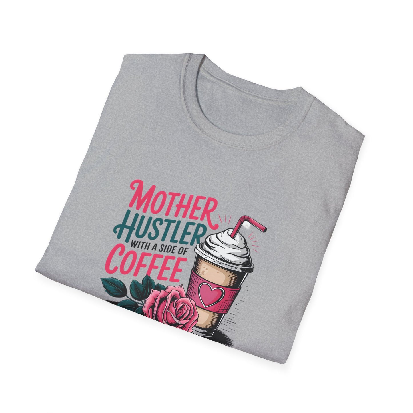 Mother Hustler Coffee T-Shirt – Funny Mom Coffee Lover Tee